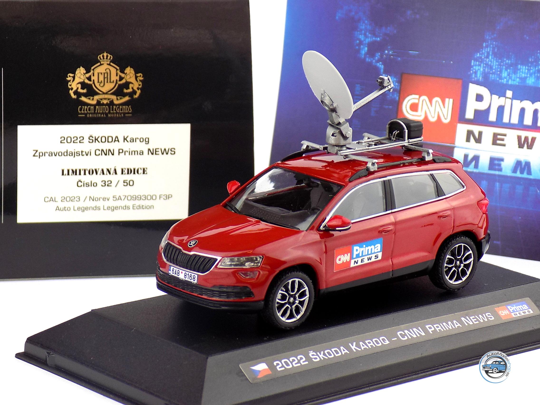 ŠKODA KAROQ – CNN Prima News, Spravodajstvo – 1:43 CAL / Norev - Image 6