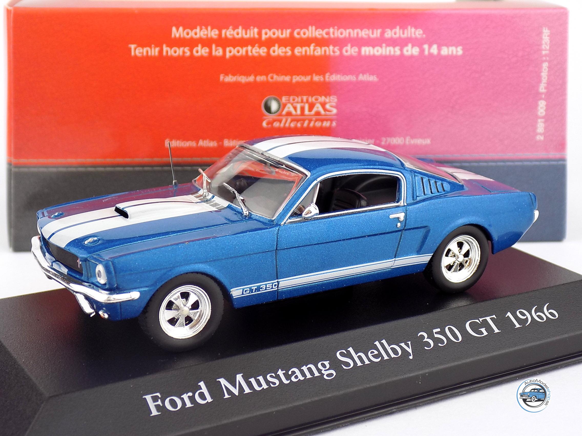 FORD MUSTANG SHELBY GT 350 1966 – 1:43 Editions Atlas