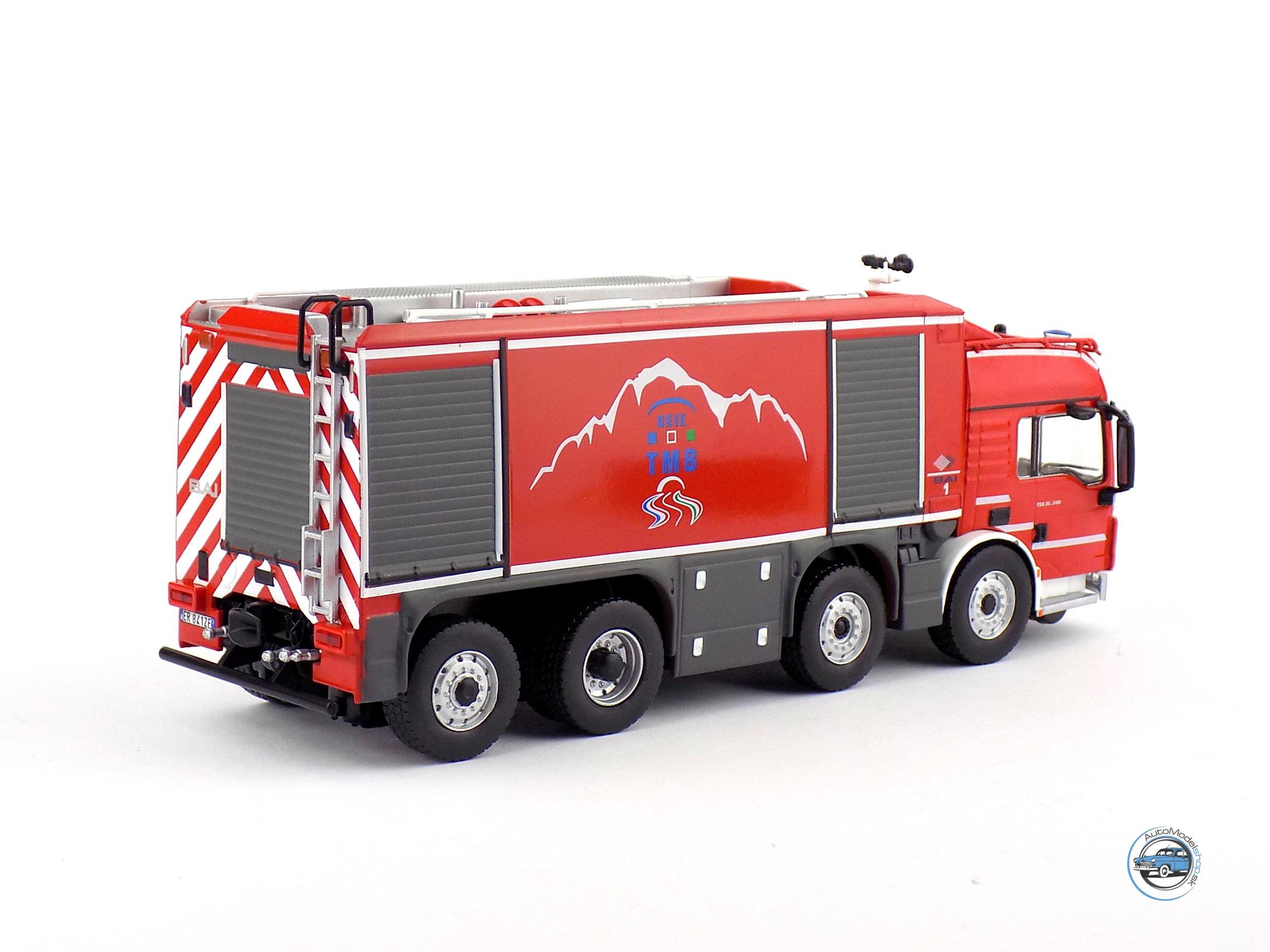 MAN BAI TGS TUNELOVÝ ŠPECIAL HASIČI TALIANSKO 2013 - 1:43 DeA - Image 2