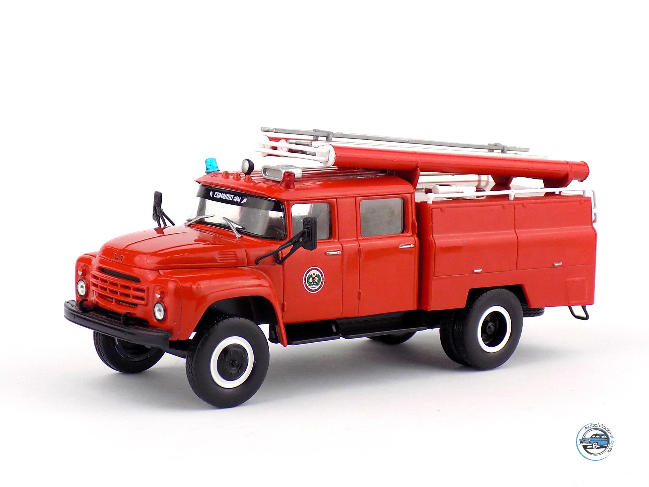 ZIL 130 ATS 40 CISTERNA HASIČI KUBA 1965 - 1:43 DeA