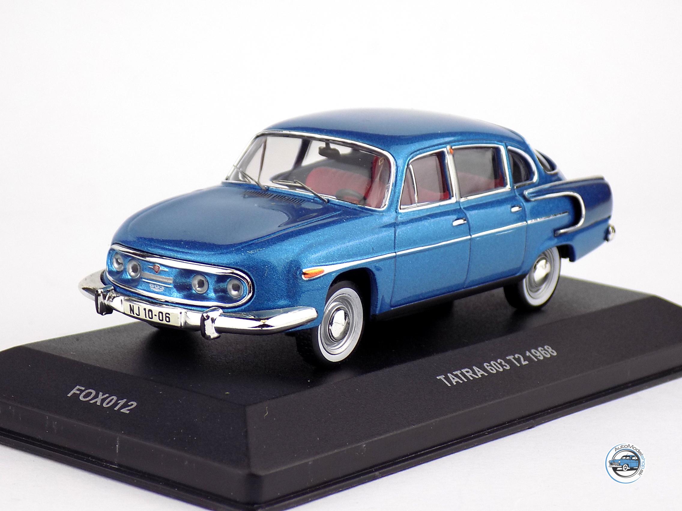 TATRA 603 T2 MODRÁ 1968 - 1:43 FOX TOYS - Image 2