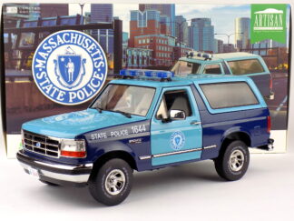 FORD BRONCO POLICE USA MASSACHUSETTS - 1:18 GREENLIGHT