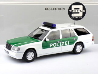 MERCEDES BENZ E-CLASS S124 Nemecká polícia 1995 - 1:18 TRIPLE9