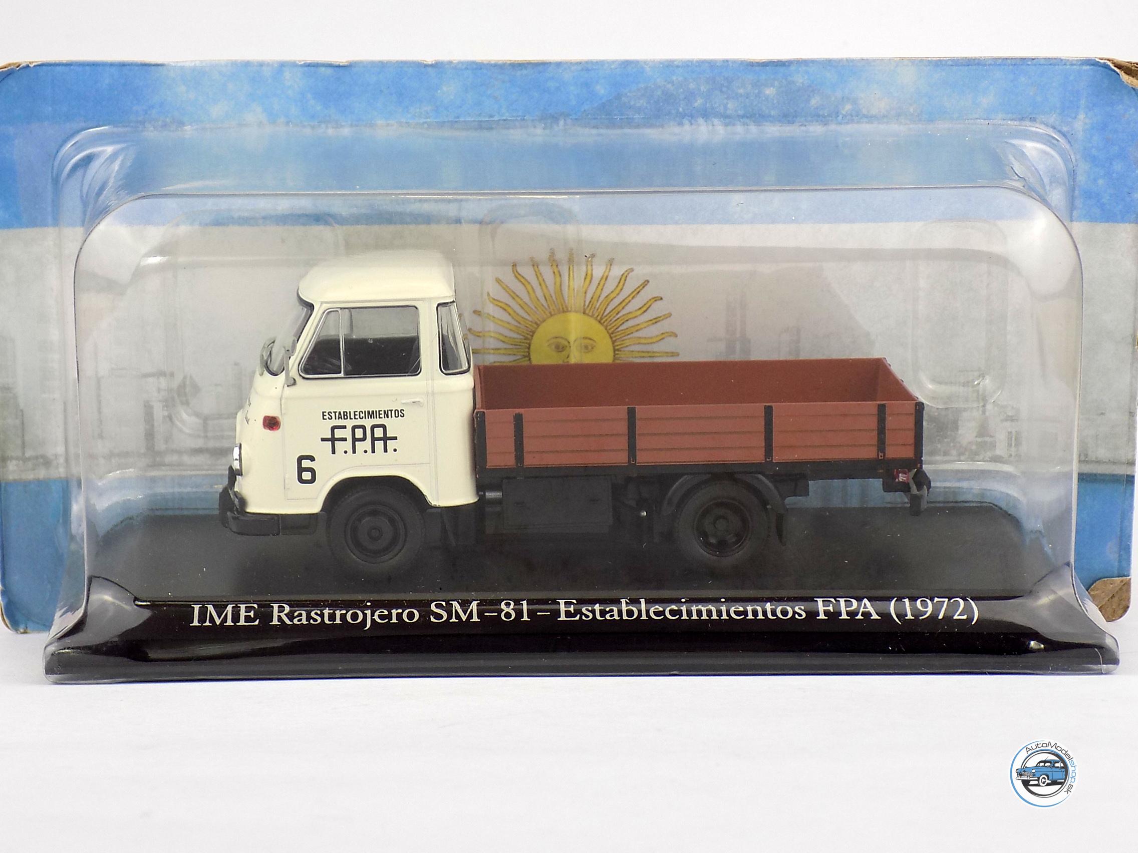 IME RASTROJERO SM81 1972 -1:43 Altaya / Salvat Argentina – Obrázok 3