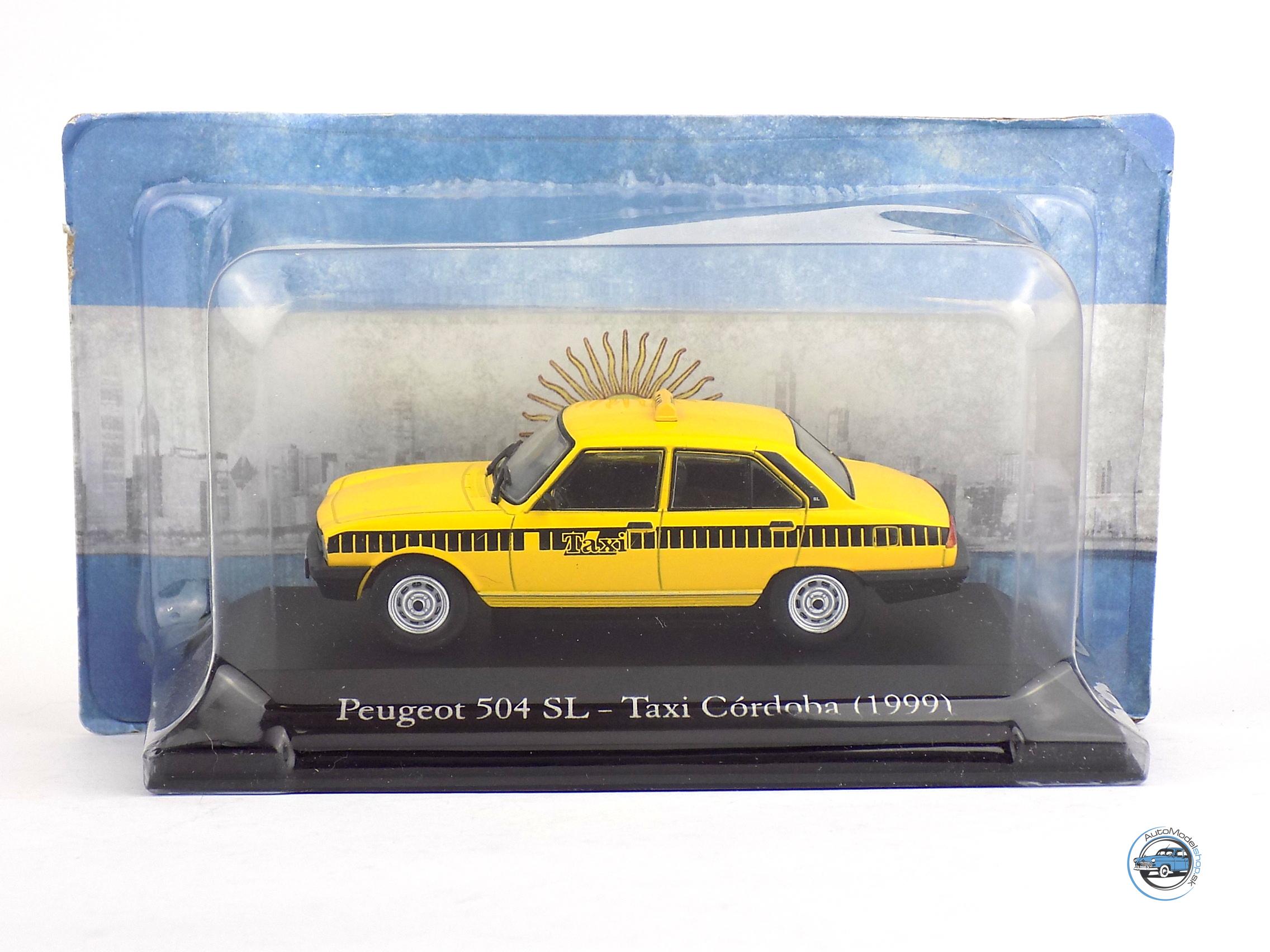 PEUGEOT 504SL TAXI CORDOBA 1999 -1:43 Altaya / Salvat Argentina – Obrázok 3