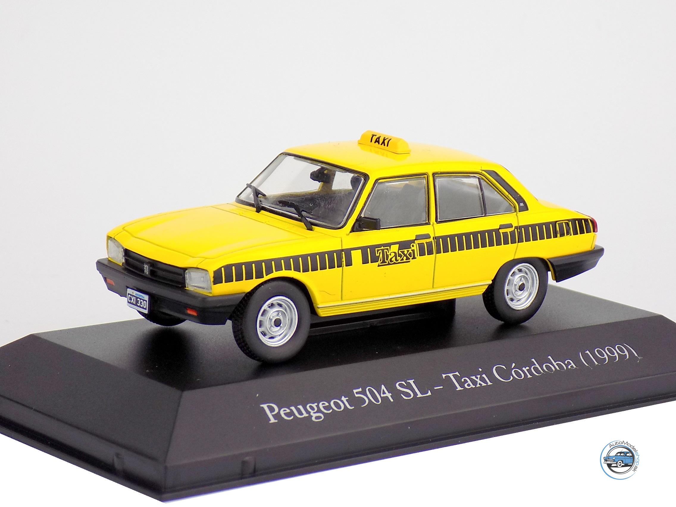 PEUGEOT 504SL TAXI CORDOBA 1999 -1:43 Altaya / Salvat Argentina