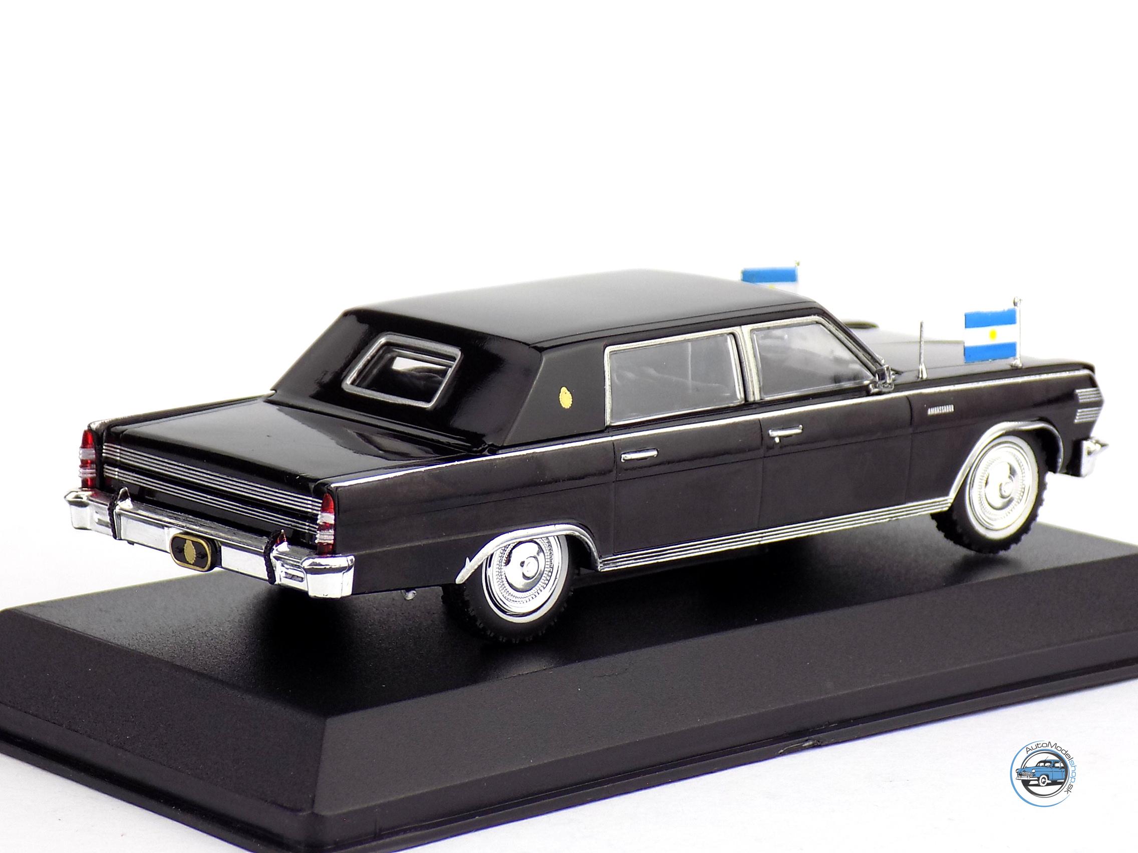 IKA RAMBLER AMBASADOR -PRESIDENT CAR 1977 -1:43 Altaya / Salvat Argentina – Obrázok 2