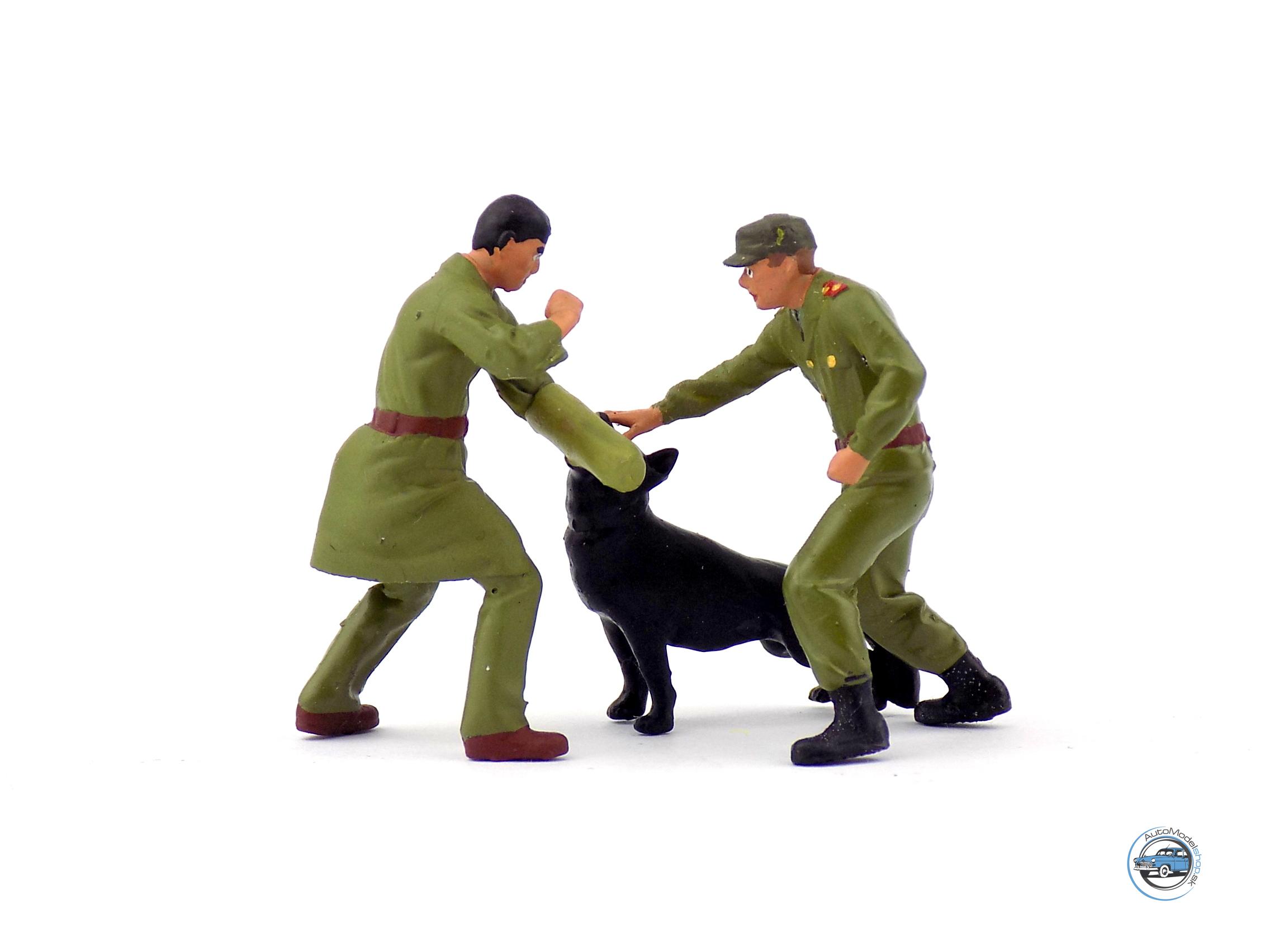Set figúrok Kynológ VB - výcvik 1:43 – Obrázok 2