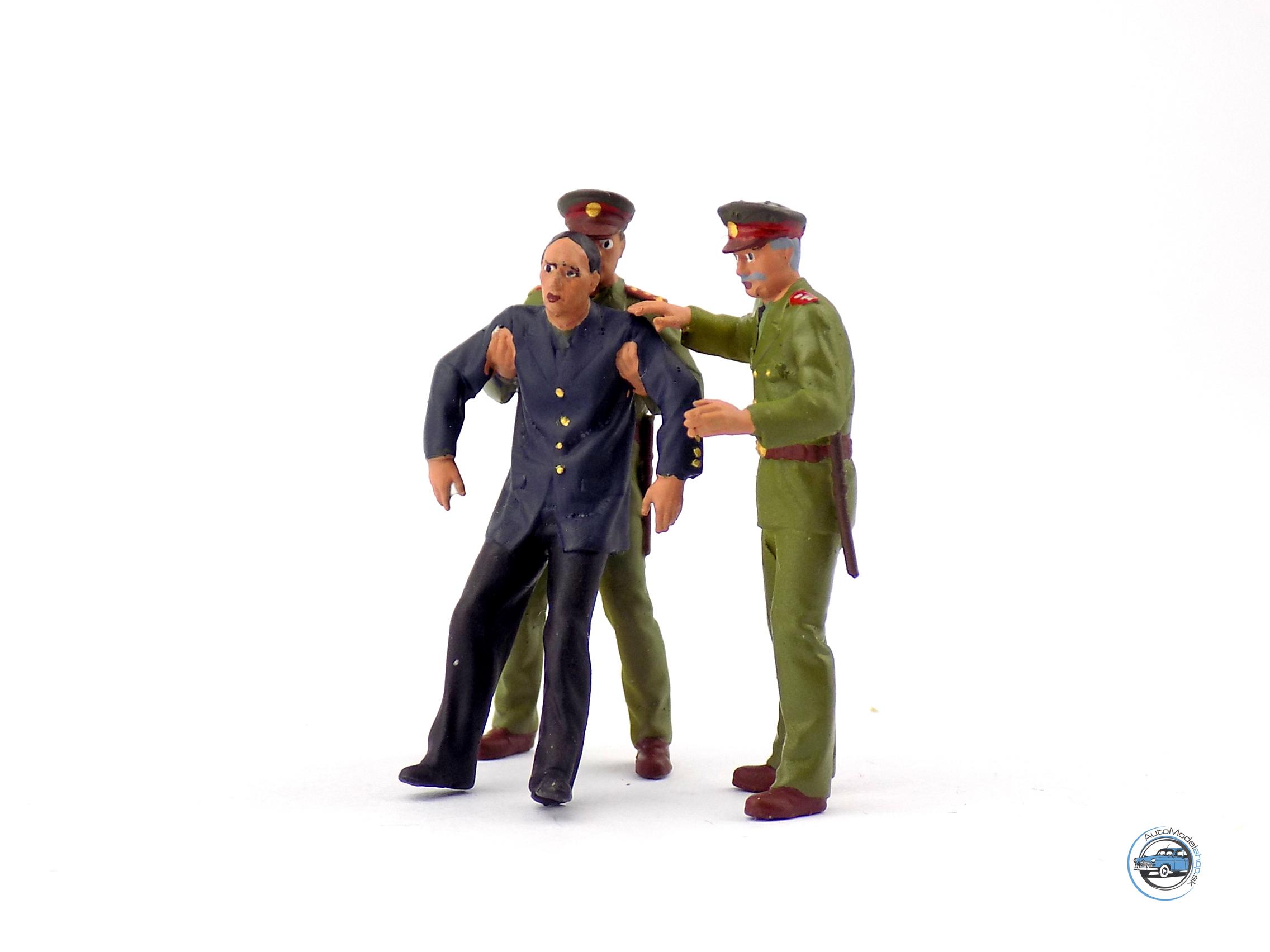 Set figúrok príslušníci Verejnej bezpečnosti a opilec 1:43 – Obrázok 3