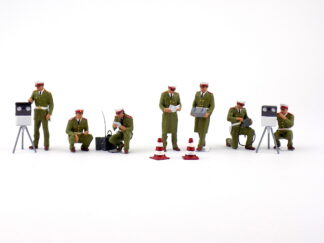 Veľký set  7 ks dopravákov Verejnej bezpečnosti s príslušenstvom 1:43