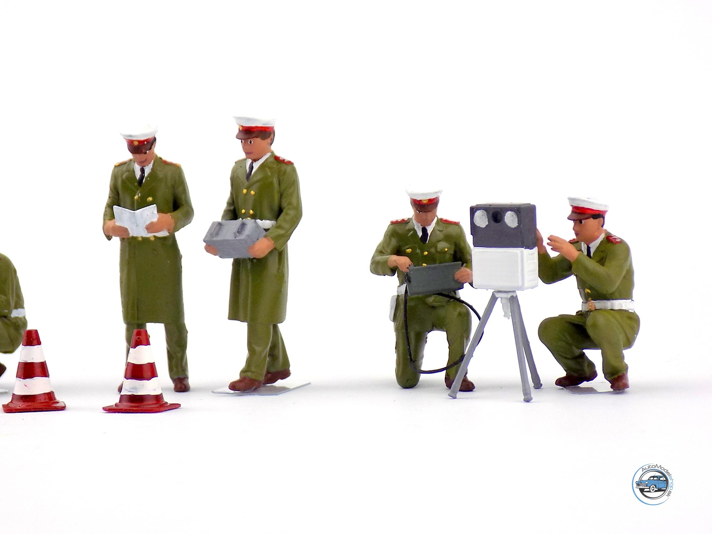 Veľký set 7 ks dopravákov Verejnej bezpečnosti s príslušenstvom 1:43 – Obrázok 5