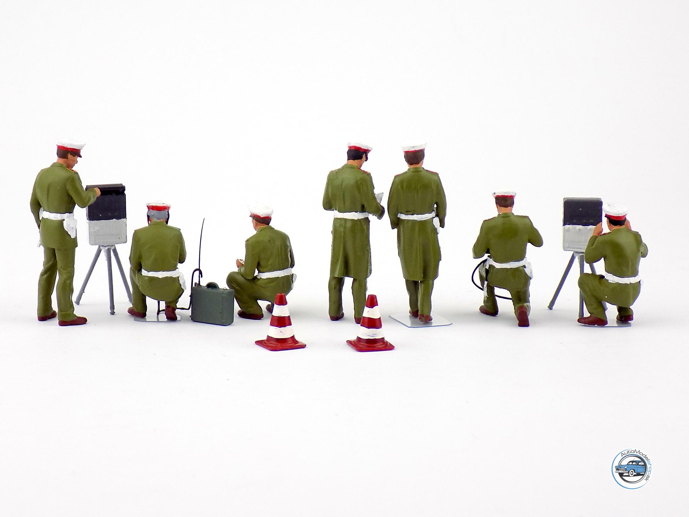 Veľký set 7 ks dopravákov Verejnej bezpečnosti s príslušenstvom 1:43 – Obrázok 2