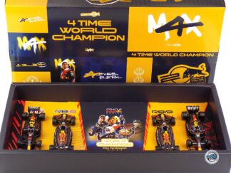 SET RED BULL F1 -4X MAX VERSTAPPEN MAJSTER SVETA – 1:43 BBURAGO