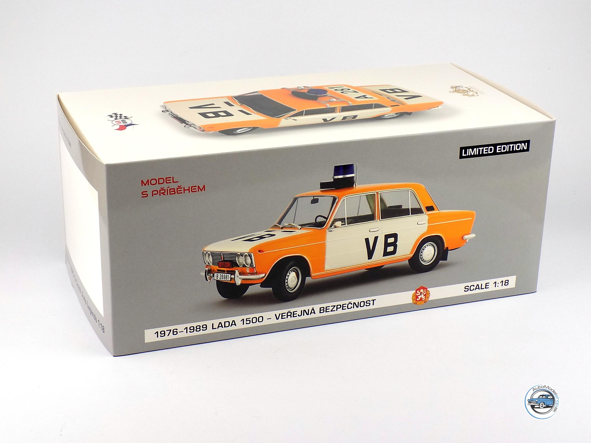 LADA 1500 Dopravný inšpektorát Verejnej bezpečnosti, MS SNB Praha - 1:18 CAL – Obrázok 4