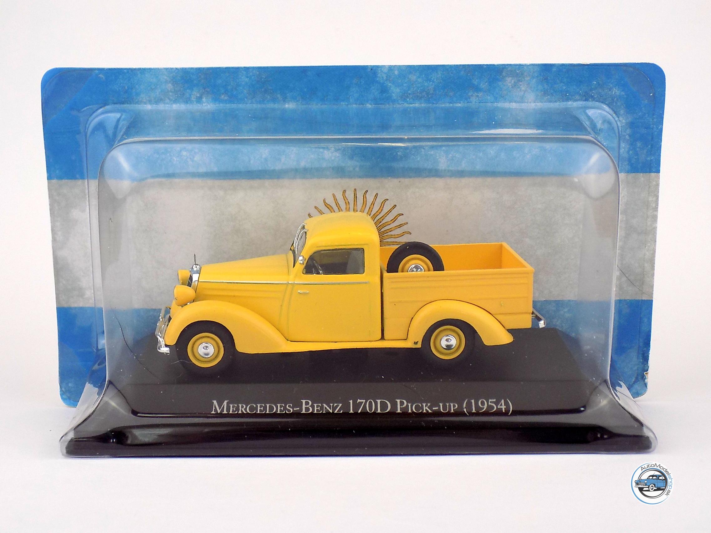MERCEDES BENZ 170D PICK-UP 1954 - 1:43 Altaya / Salvat Argentina – Obrázok 3