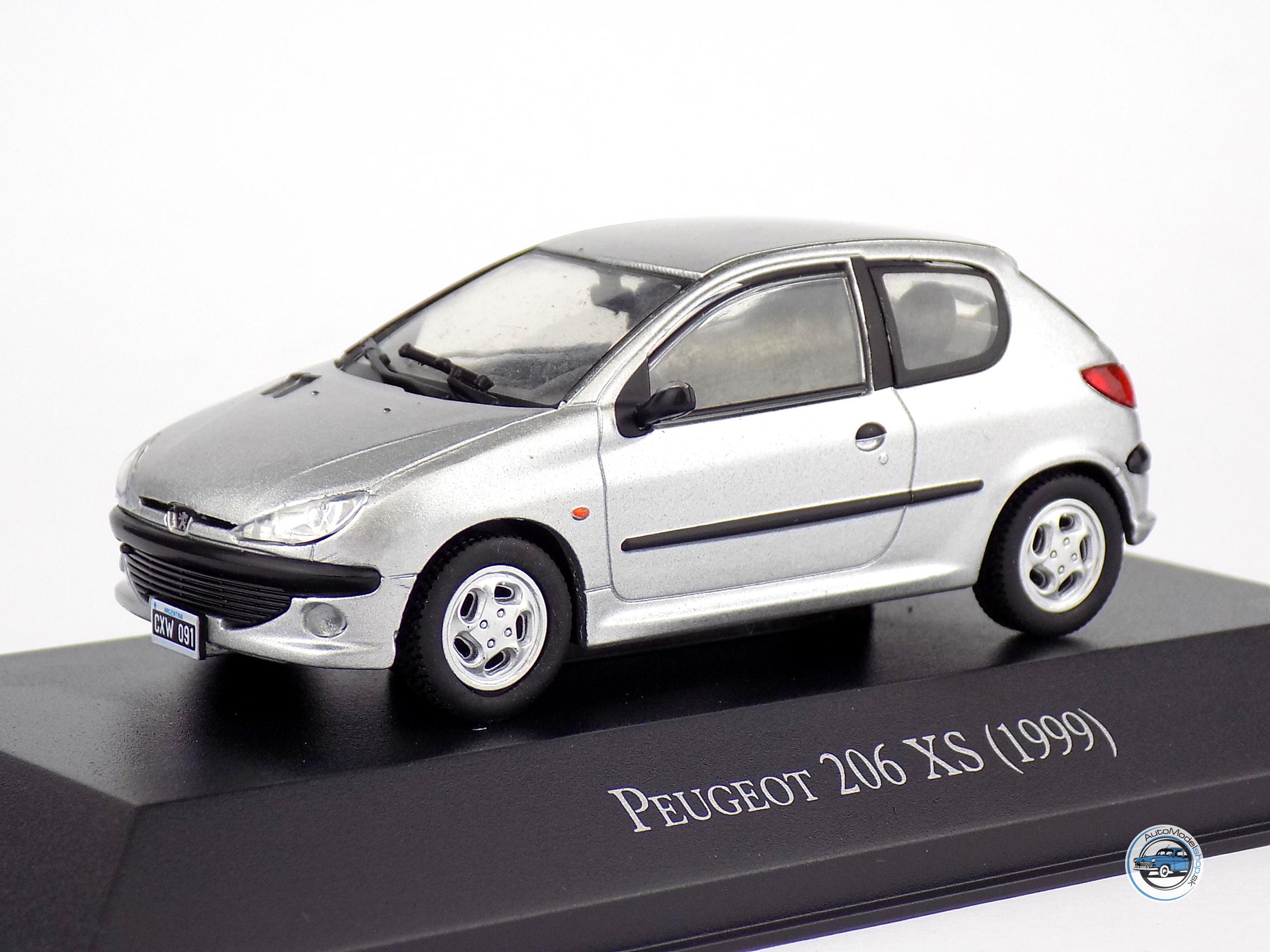 PEUGEOT 206 XS 1999 - 1:43 Altaya / Salvat Argentina