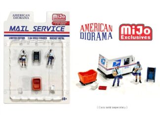 SET FIGUROK POŠTOVÁ SLUŽBA - 1:64 AMERICAN DIORAMA
