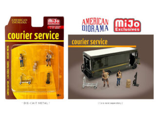 SET FIGUROK KURIERSKA SLUŽBA - 1:64 AMERICAN DIORAMA