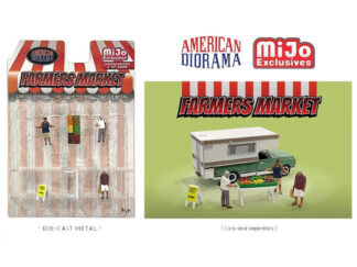 SET FIGUROK FARMARSKY OBCHOD - 1:64 AMERICAN DIORAMA