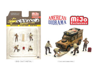 SET FIGUROK OFFROAD ADVENTURE - 1:64 AMERICAN DIORAMA