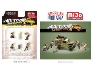 SET FIGUROK OFFROAD ADVENTURE 2 - 1:64 AMERICAN DIORAMA