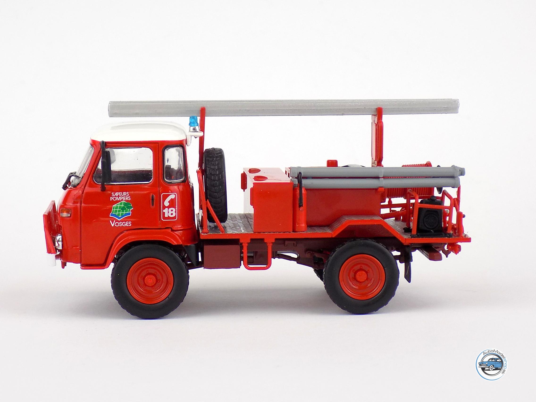 AKCIA : AVIA / SAVIEM TP3 CCFL SP HASIČI – 1:43 HACHETTE – Obrázok 3
