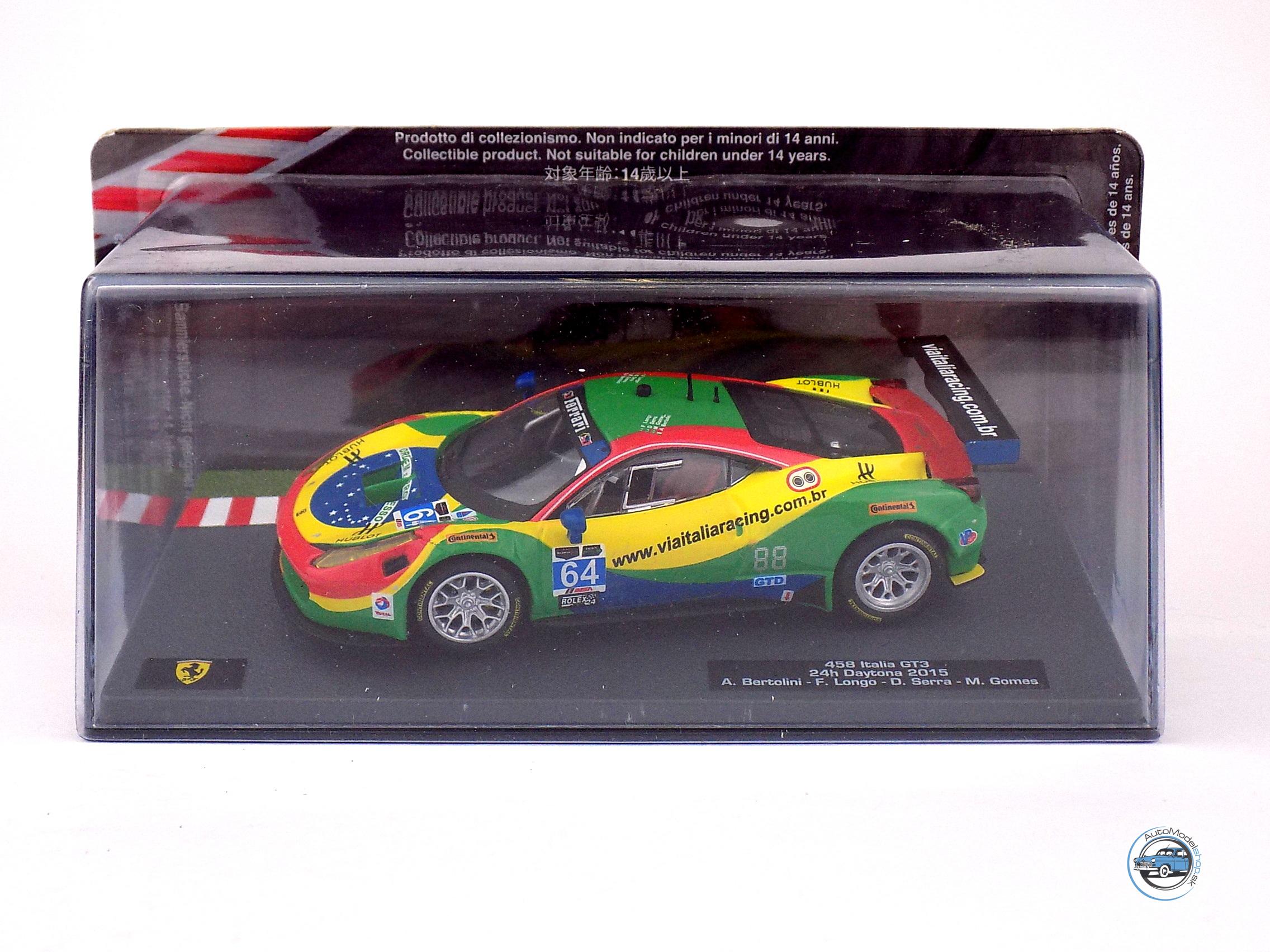 FERRARI 458 ITALIA GT3 24h DAYTONA 2015 - 1:43 IXO/HACHETTE – Obrázok 3