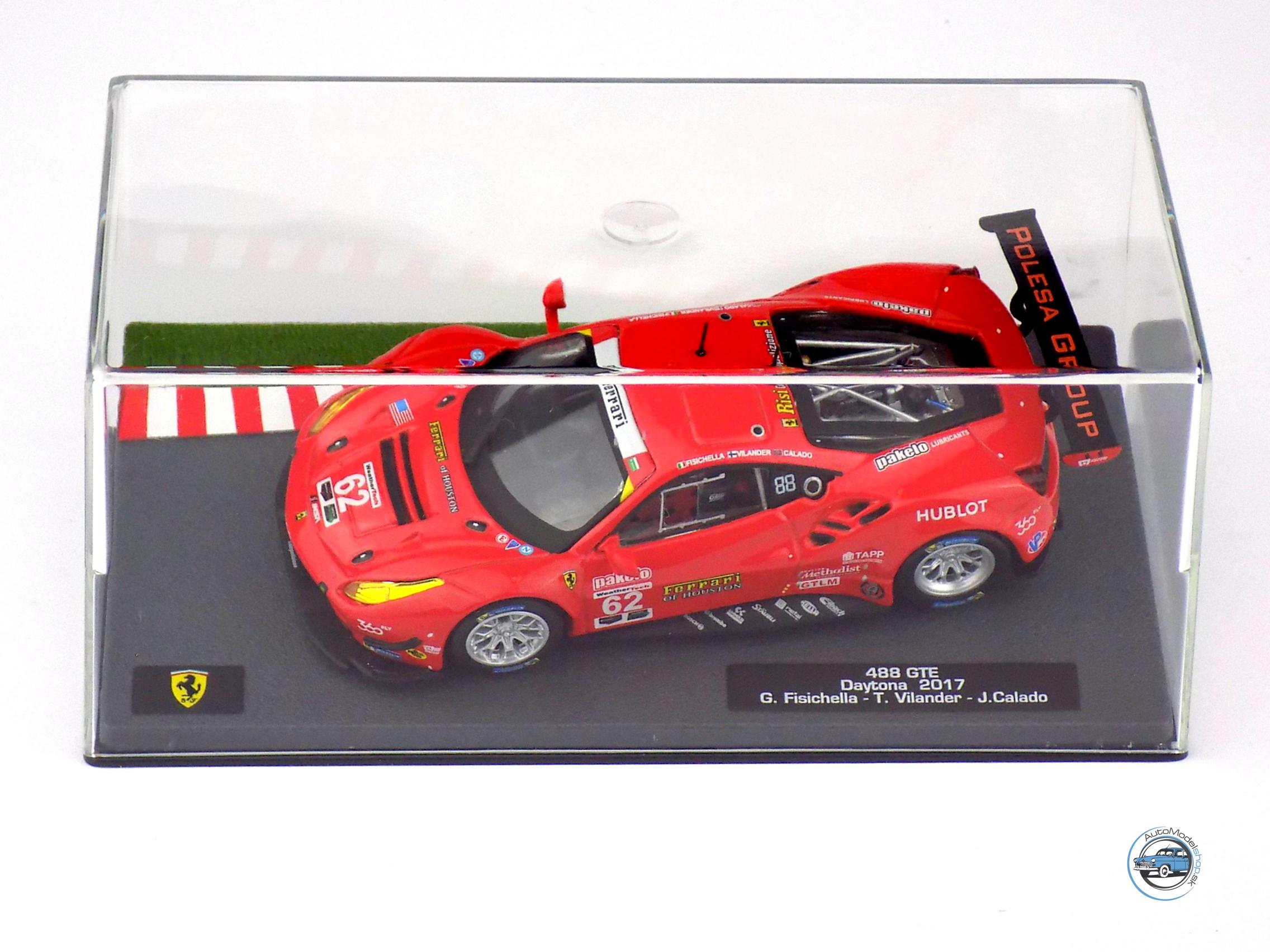 FERRARI 488 GTE DAYTONA 2017 - 1:43 IXO/HACHETTE – Obrázok 3