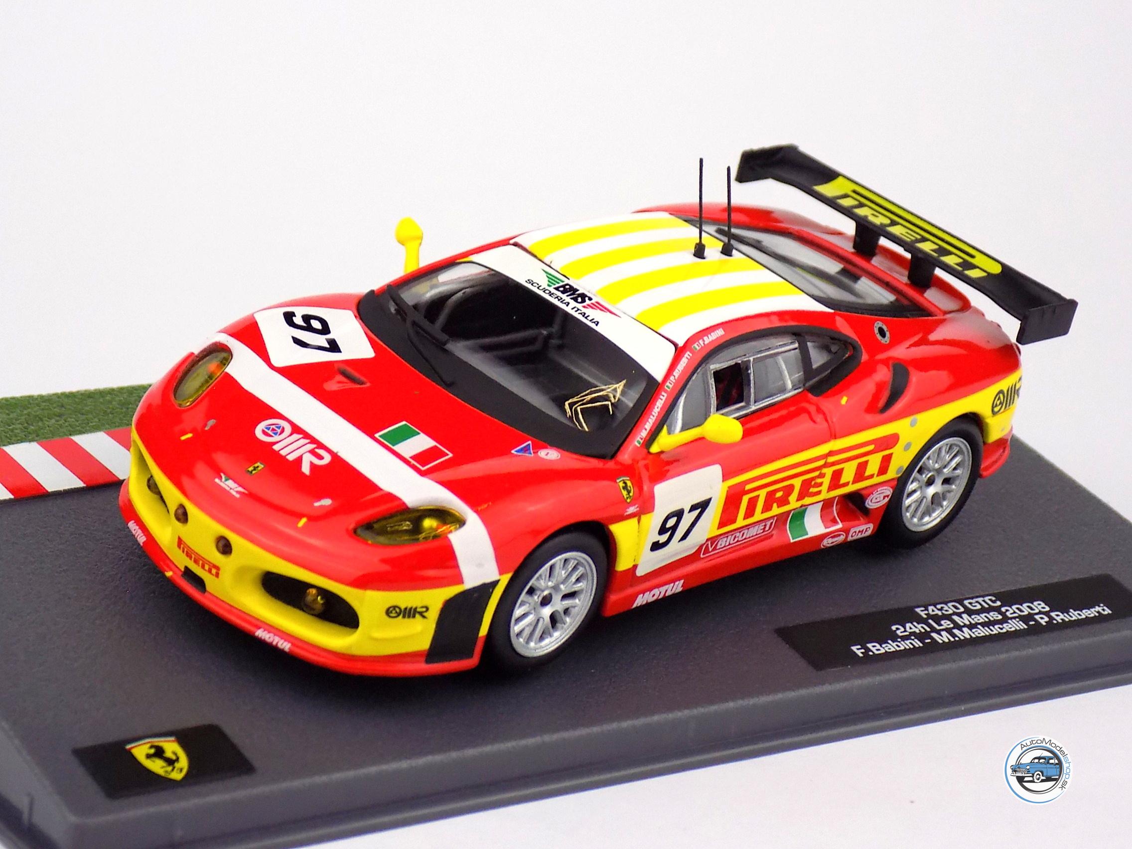 FERRARI F430 GTC 24h LE MANS 2008 - 1:43 IXO/HACHETTE