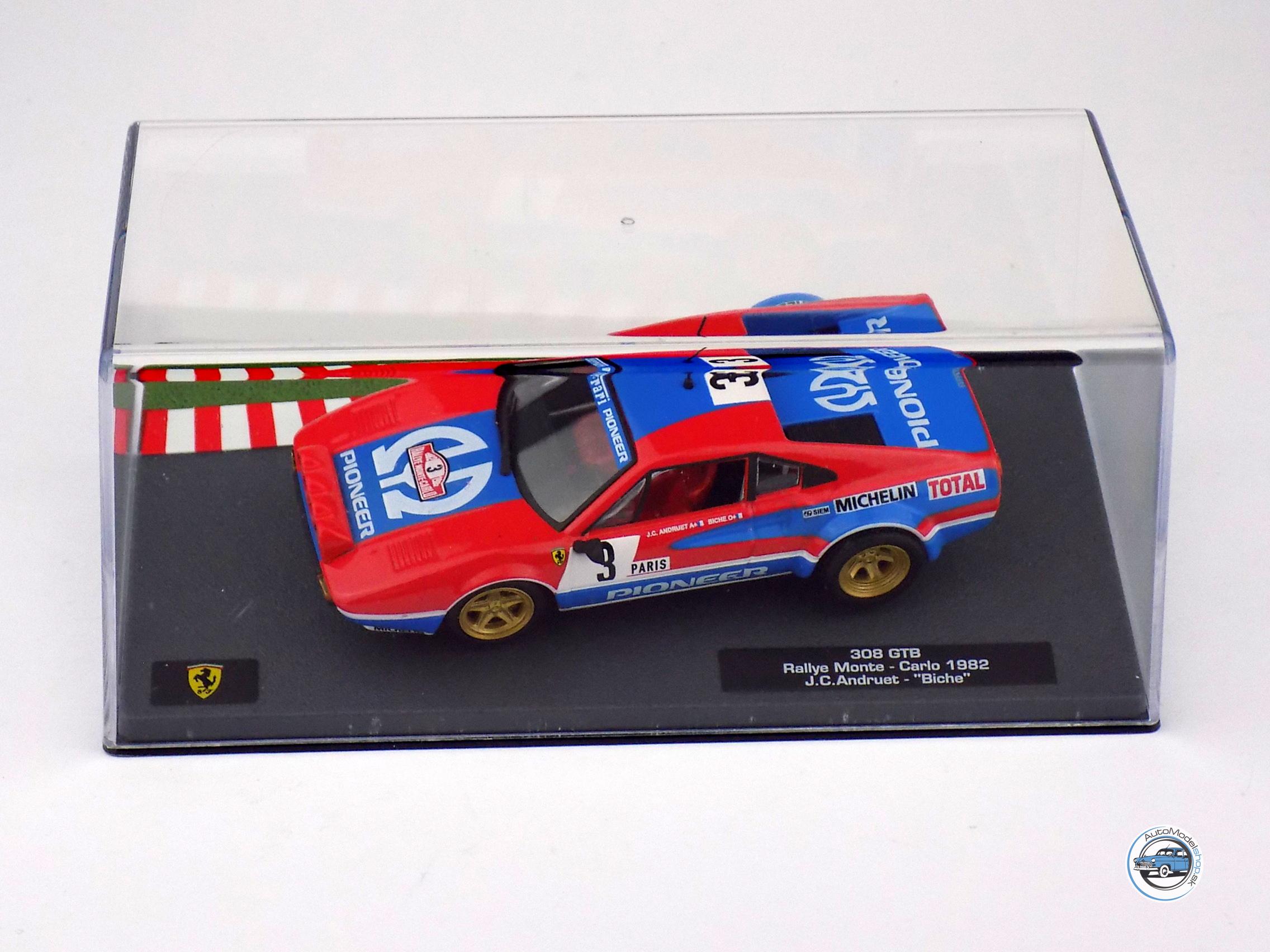 FERRARI 308 GTB Rally Monte Carlo 1982 - 1:43 IXO/HACHETTE – Obrázok 3