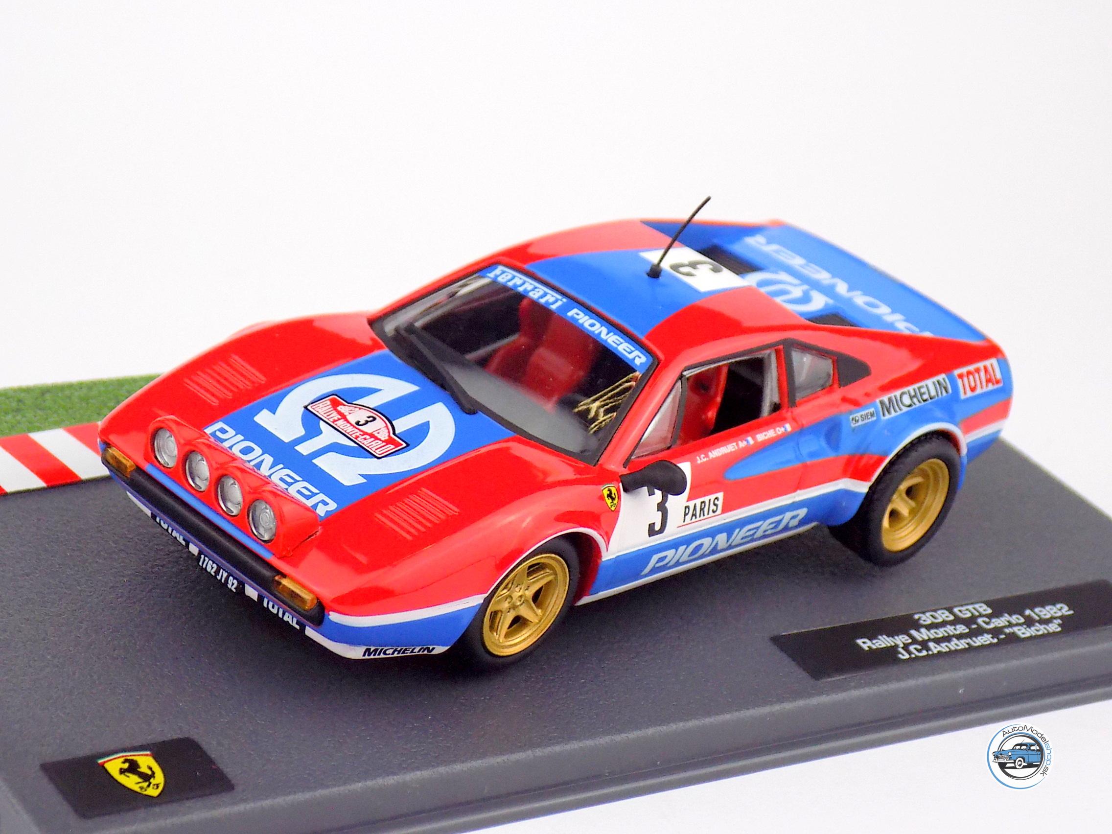FERRARI 308 GTB Rally Monte Carlo 1982 - 1:43 IXO/HACHETTE