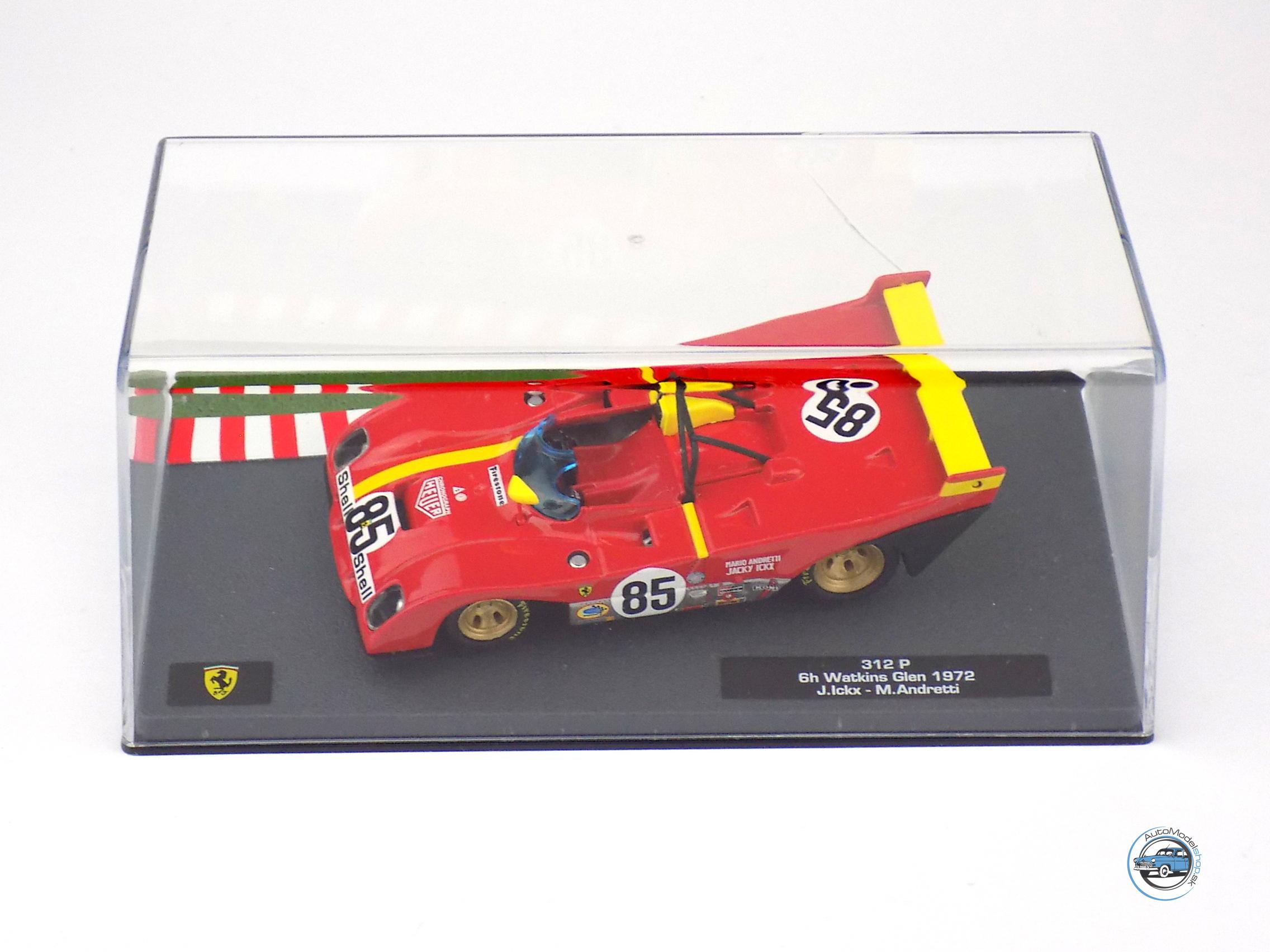 FERRARI 312 P 6h Watknis Glen 1972 - 1:43 IXO/HACHETTE – Obrázok 3