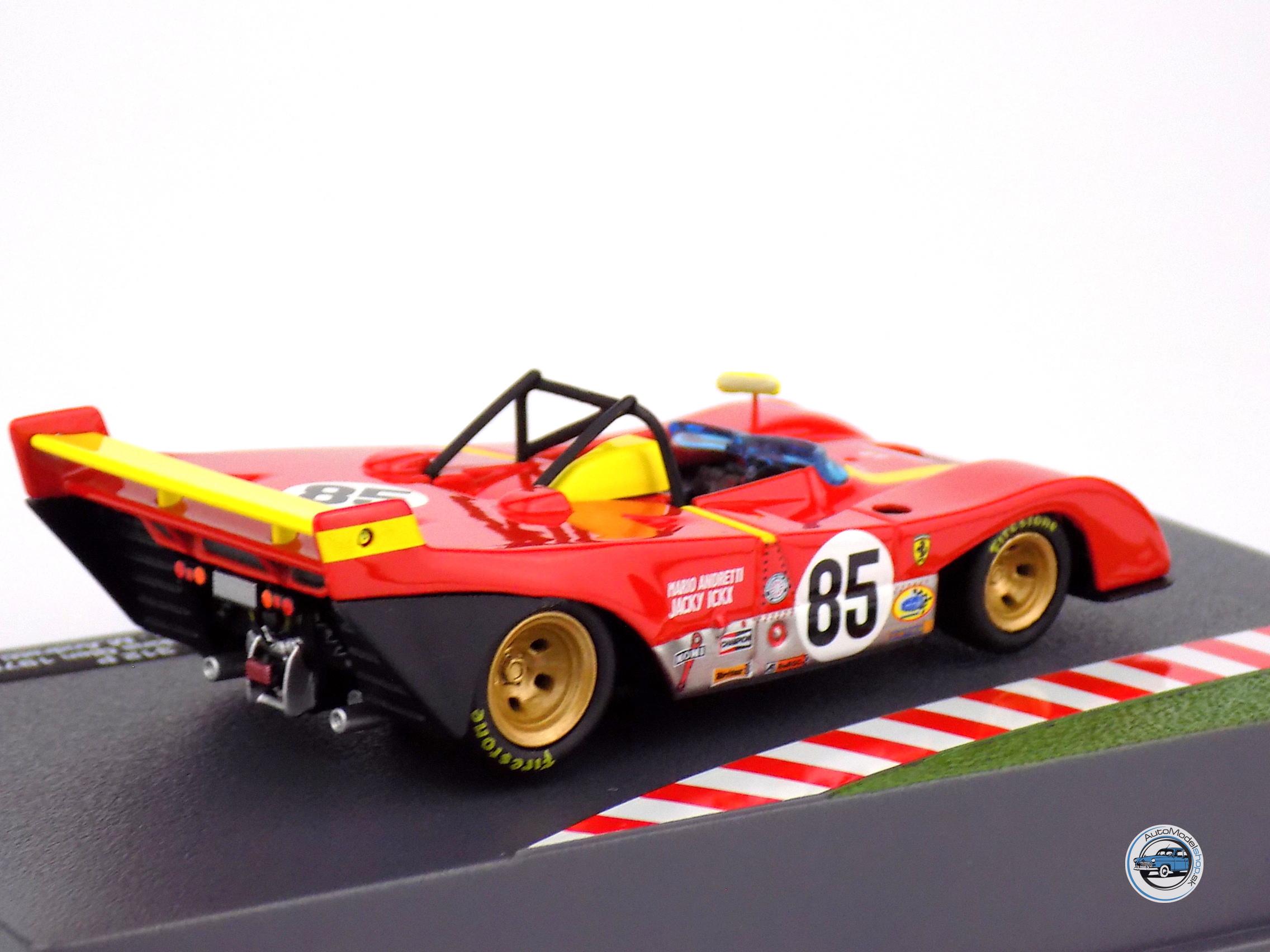 FERRARI 312 P 6h Watknis Glen 1972 - 1:43 IXO/HACHETTE – Obrázok 2