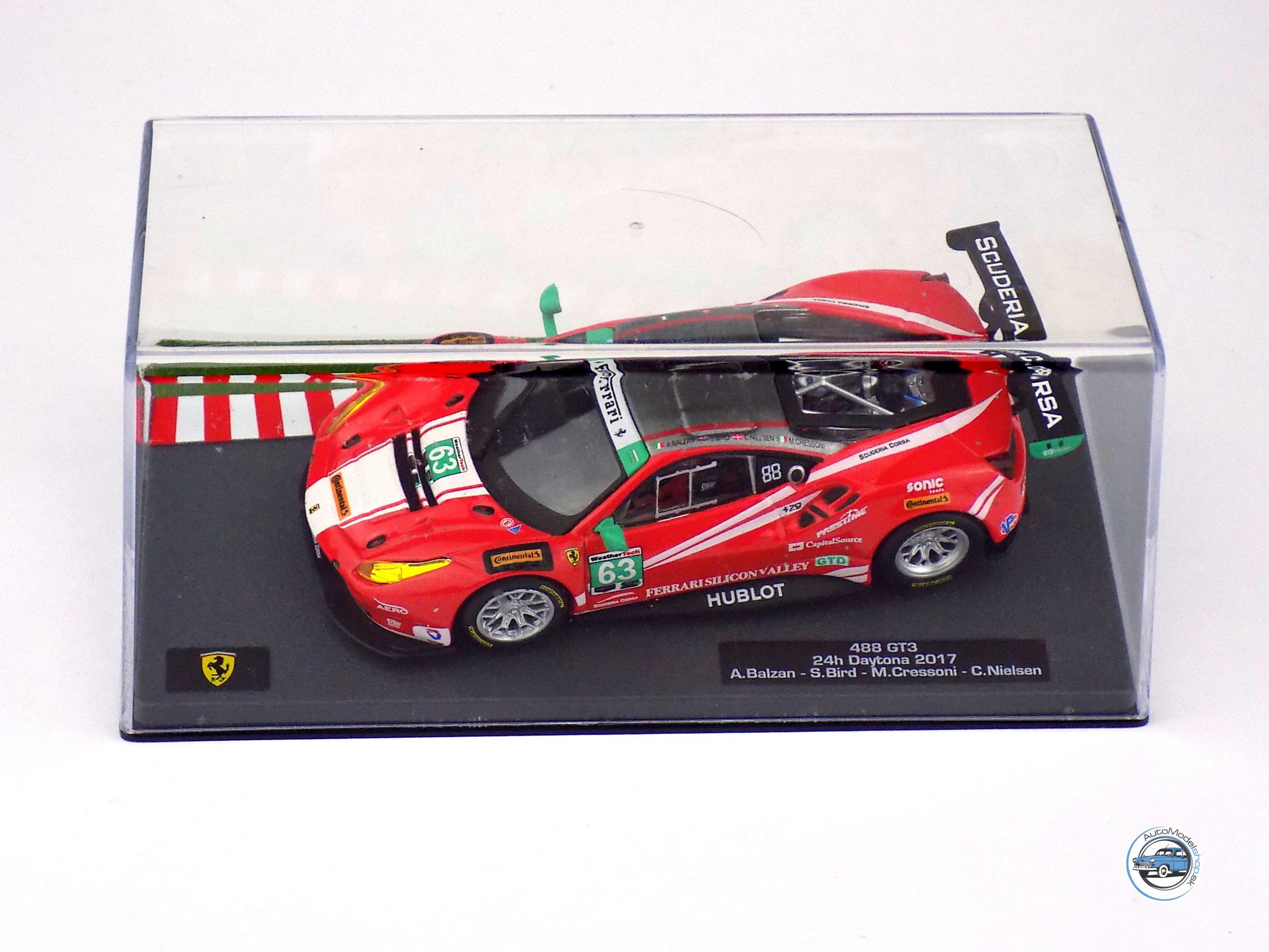 FERRARI 488 GT3 DAYTONA 2018 – 1:43 IXO/HACHETTE – Obrázok 3