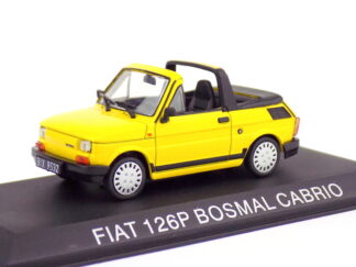 FIAT 126P CABRIO S ŤAŽNÝM ZARIADENÍM   - 1:43 IXO/HACHETTE