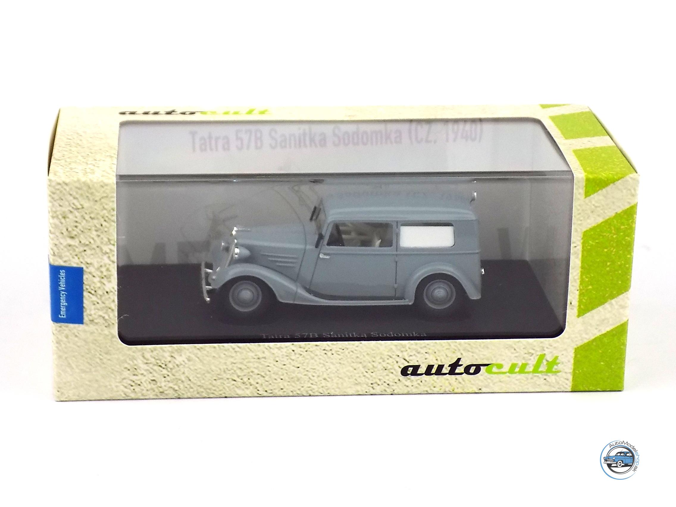 TATRA 57B SANITKA SODOMKA 1940 - 1:43 AUTOCULT – Obrázok 5