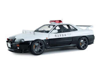 NISSAN SKYLINE BNR34 GT-R JAPAN POLICE 1999 - 1:18 SOLIDO