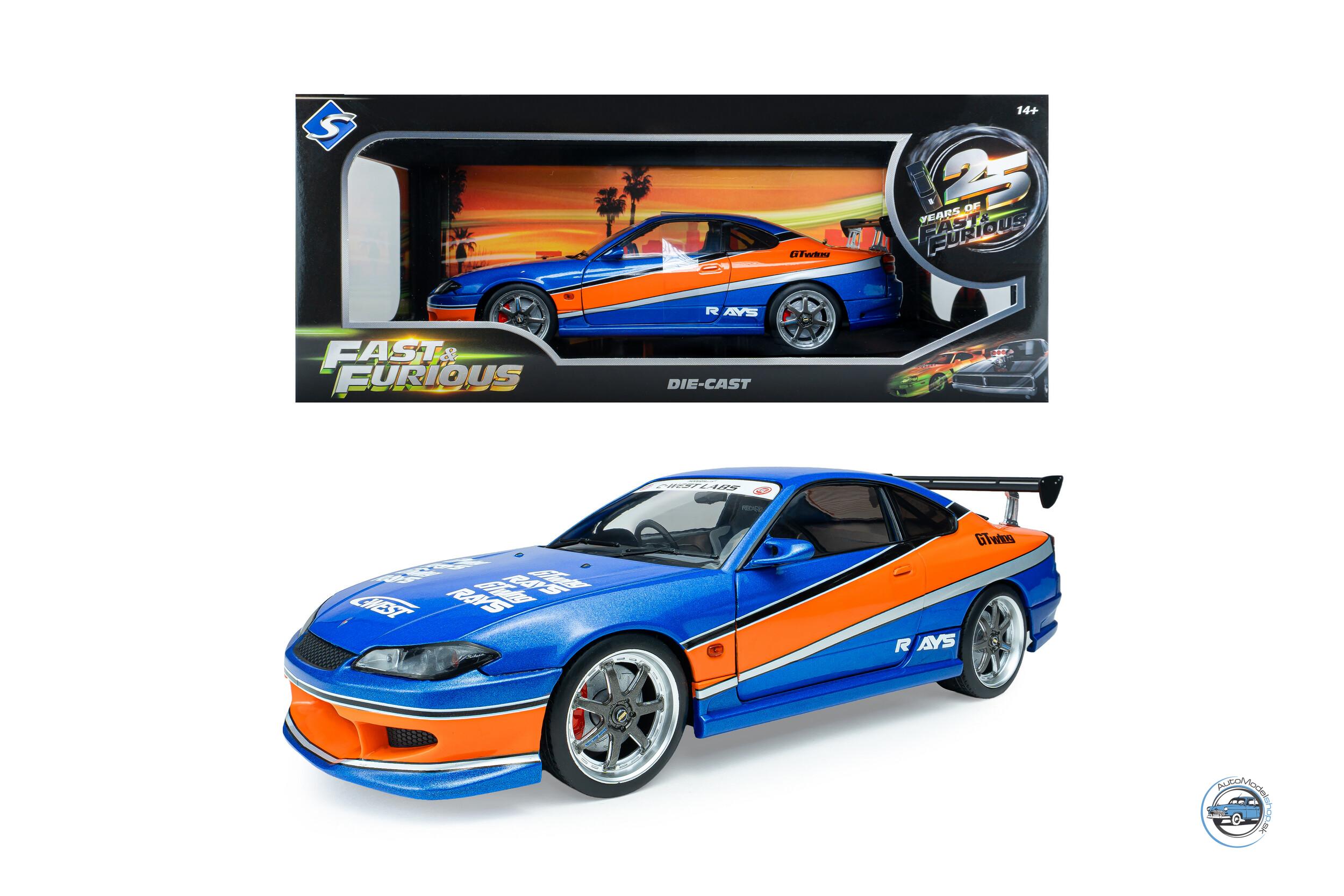 NISSAN SILVIA S15 SPEC-S F&F -TOKYO DRIFT MONA LISA 2006 - 1:18 SOLIDO – Obrázok 11