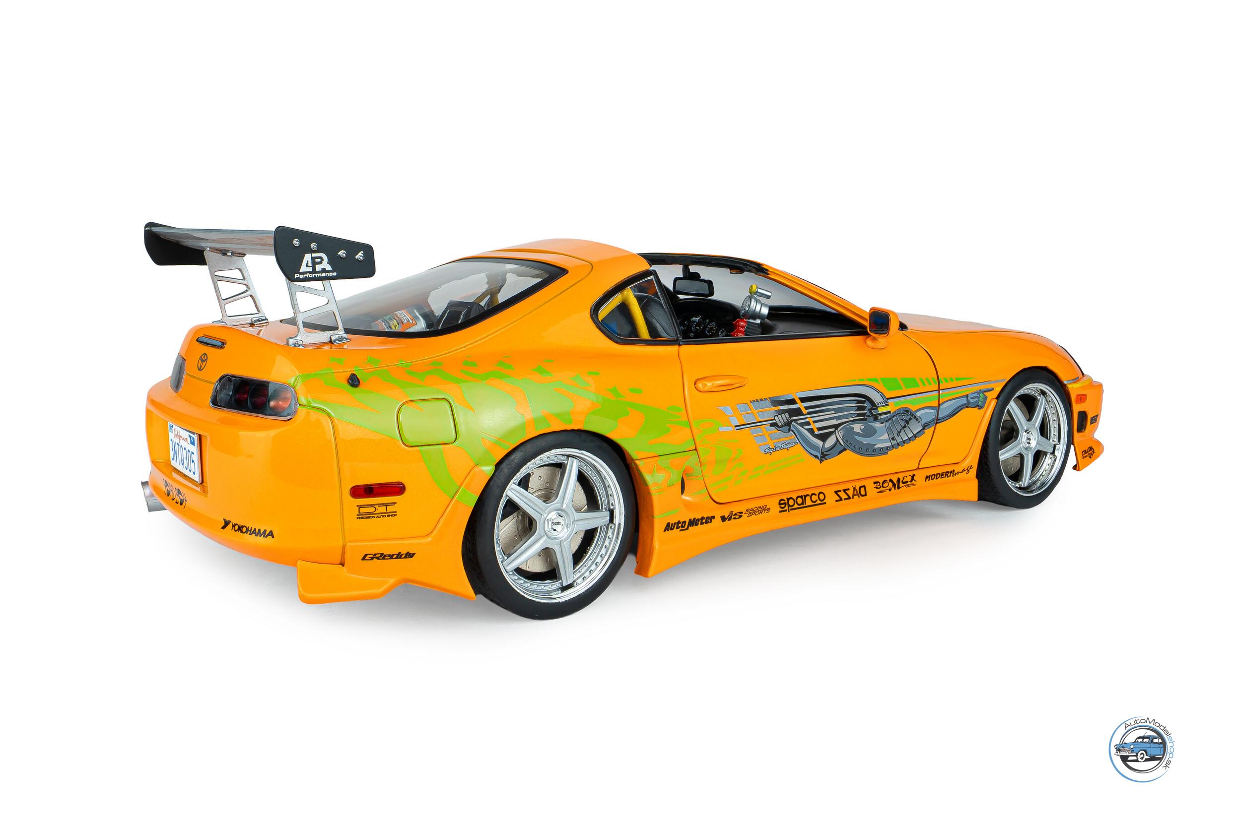 TOYOTA SUPRA MK4 A80 F&F 1 2001 BRIAN CAR - 1:18 SOLIDO – Obrázok 10