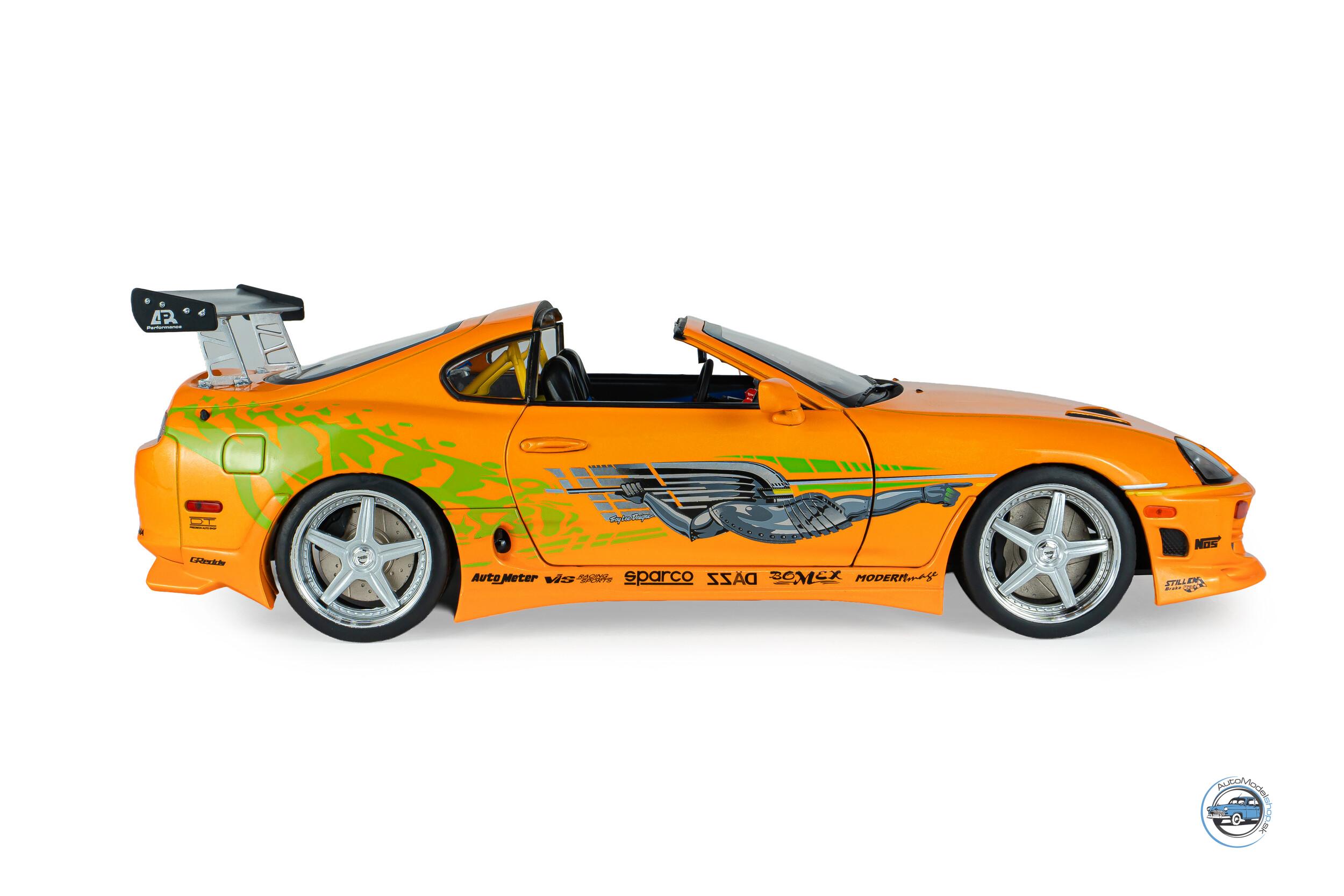 TOYOTA SUPRA MK4 A80 F&F 1 2001 BRIAN CAR - 1:18 SOLIDO – Obrázok 9