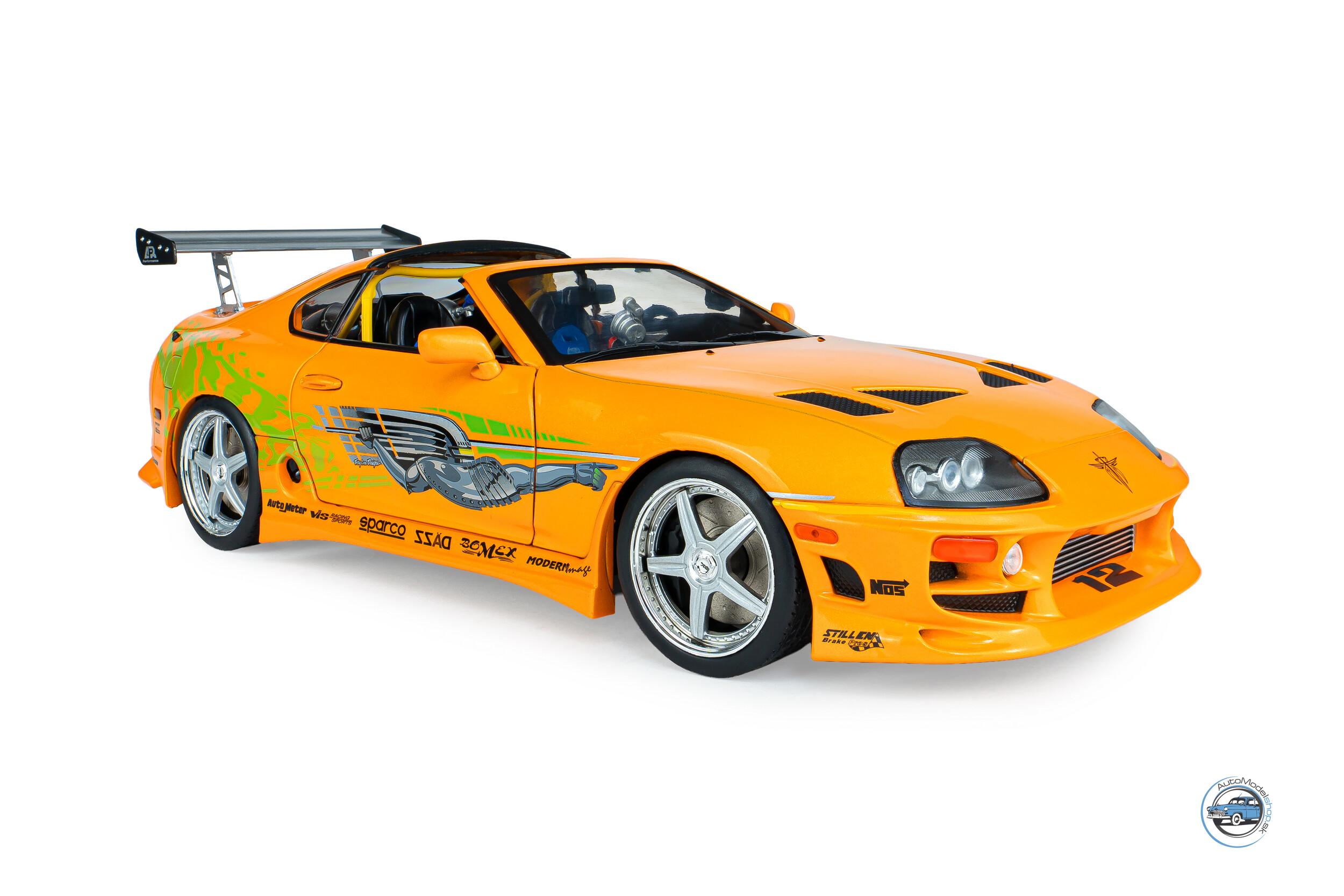 TOYOTA SUPRA MK4 A80 F&F 1 2001 BRIAN CAR - 1:18 SOLIDO – Obrázok 8