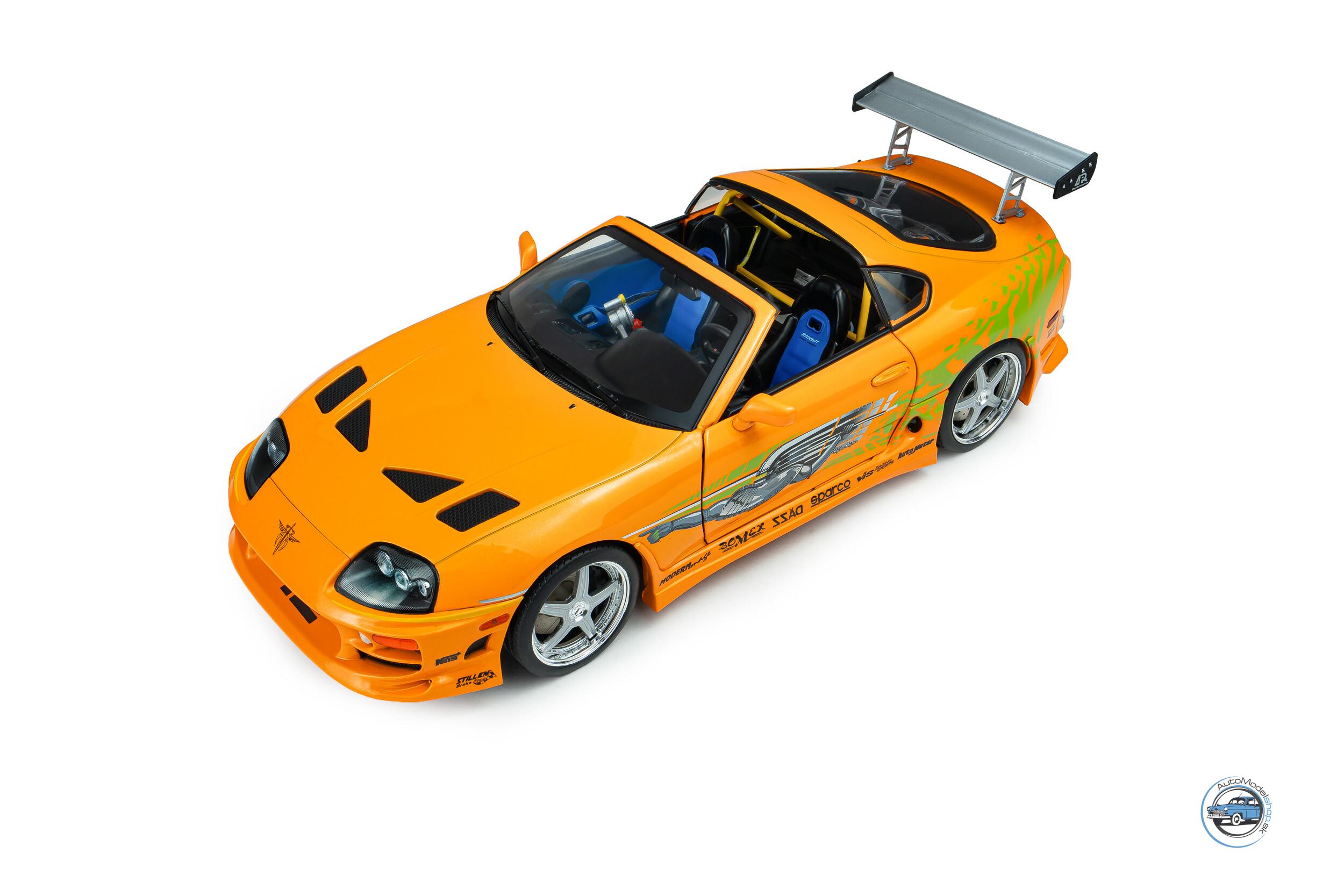 TOYOTA SUPRA MK4 A80 F&F 1 2001 BRIAN CAR - 1:18 SOLIDO – Obrázok 6