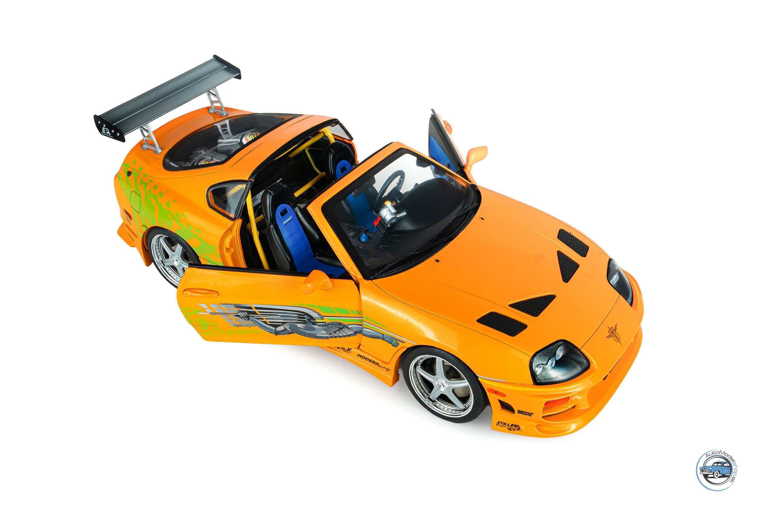 TOYOTA SUPRA MK4 A80 F&F 1 2001 BRIAN CAR - 1:18 SOLIDO – Obrázok 4