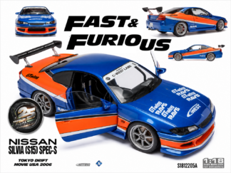 NISSAN SILVIA  S15 SPEC-S F&F -TOKYO DRIFT MONA LISA 2006 - 1:18 SOLIDO