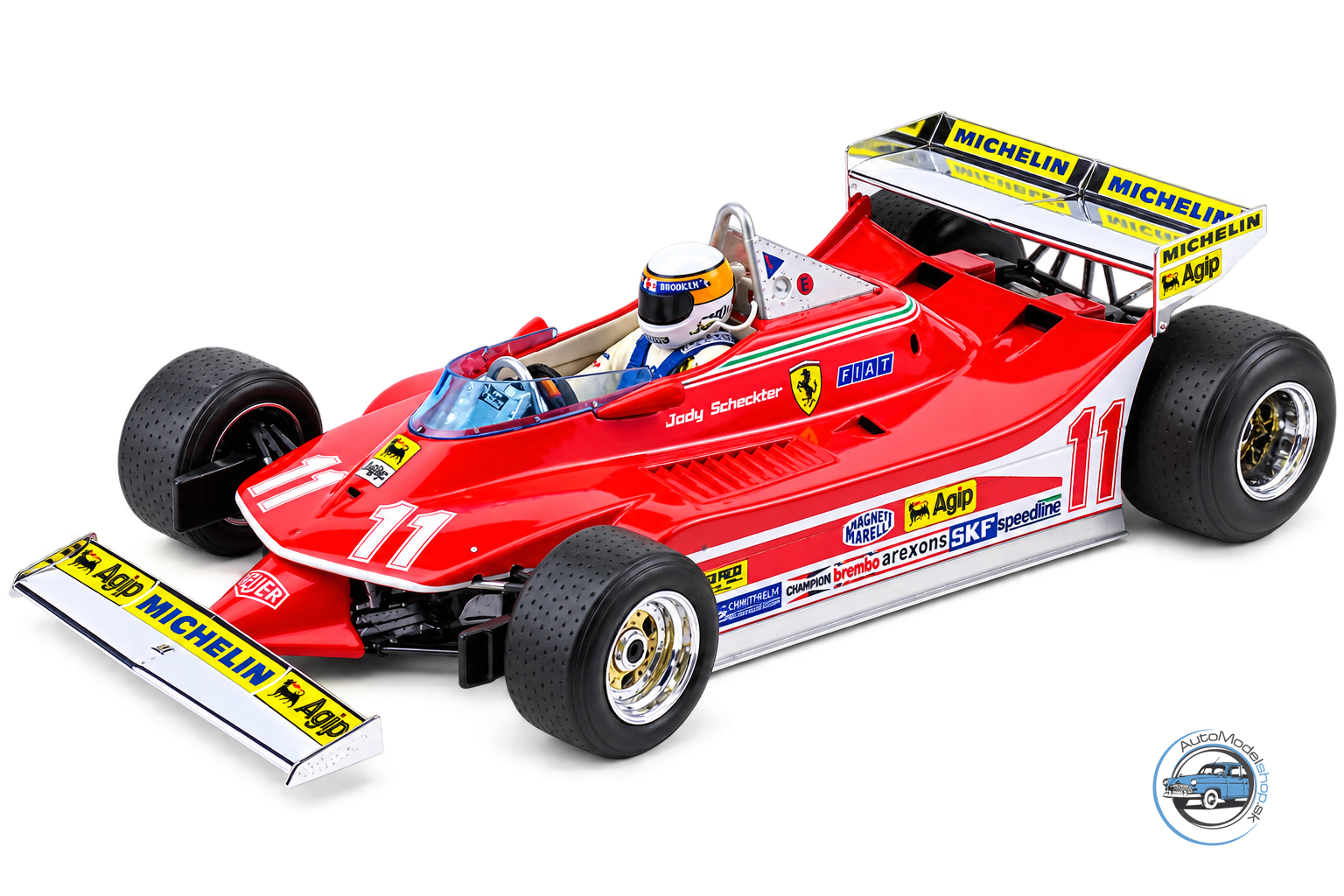 FERRARI F1 312T4 GP MONACO 1979 - 1:18 BBURAGO – Obrázok 3