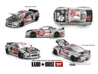 NISSAN SKYLINE GT-R R34 - 1:64 KAIDO HAUSE MINI GT