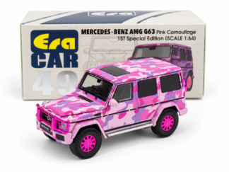 MERCEDES BENZ G63 PINK CAMOUFLAGE - 1:64 ERA CAR