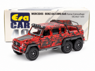 MERCEDES BENZ  G63 6X6 RED CAMOUFLAGE - 1:64 ERA CAR