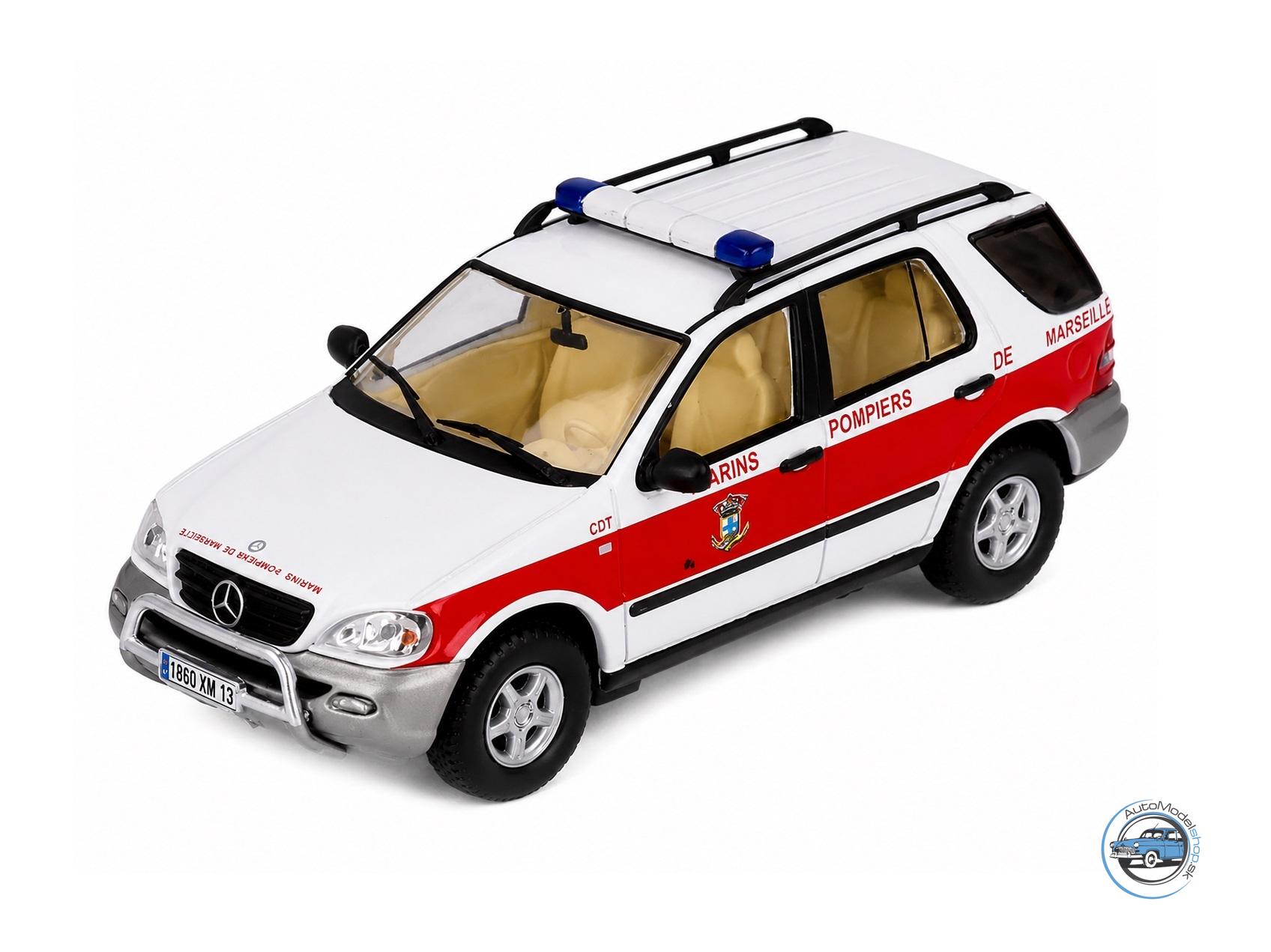 MERCEDES BENZ ML VL HASIČI - 1:43 HACHETTE IXO