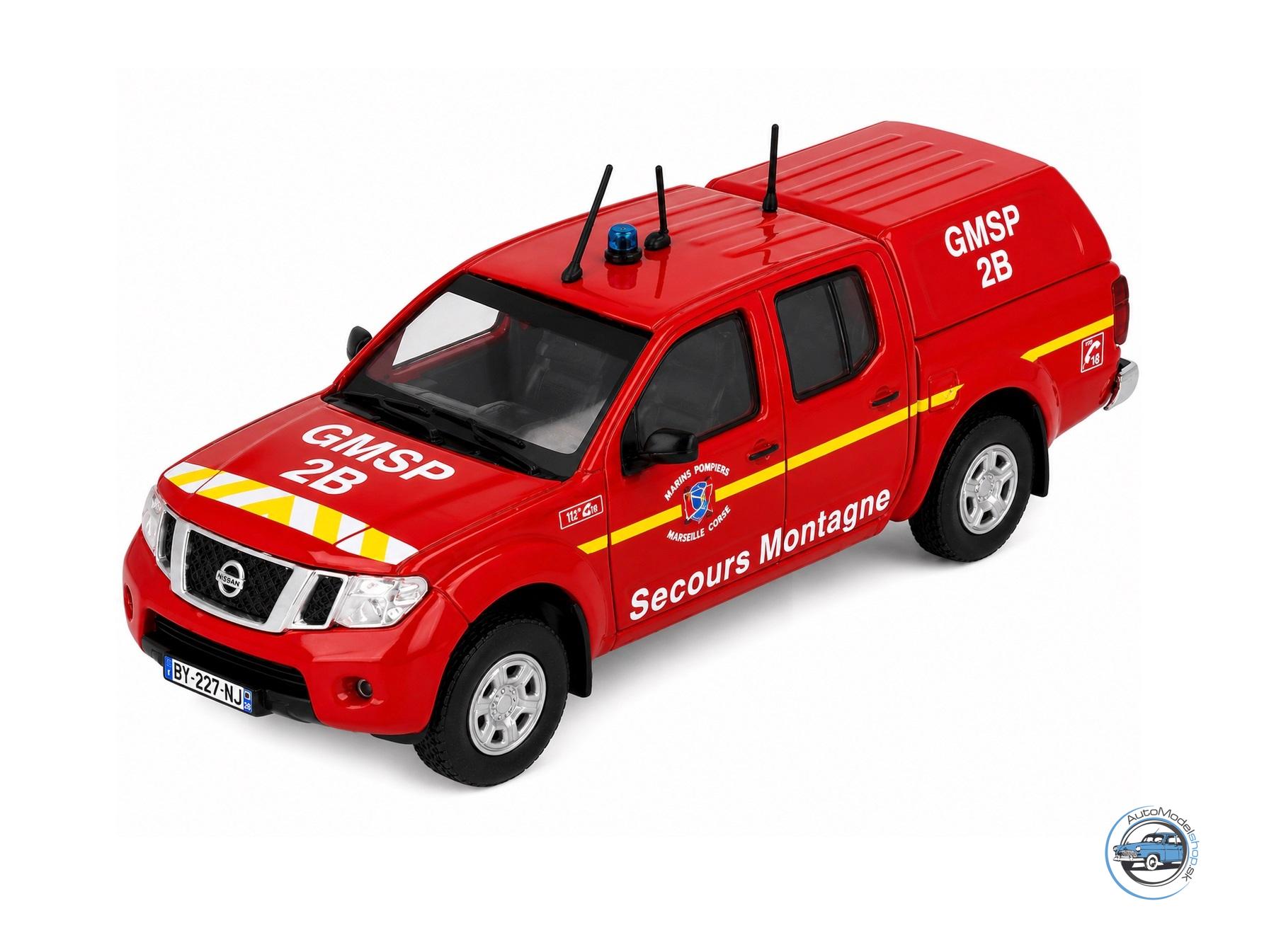 NISSAN NAVARA GMSP HASIČI - 1:43 HACHETTE IXO